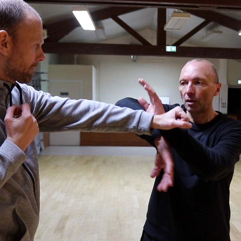Pratiquants de Wing Chun en action