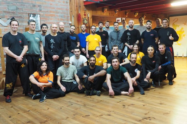 Eric De Bourcenac avec Sifu Stéphane Serror
