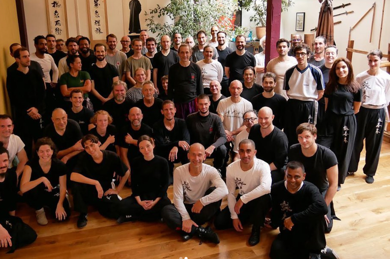 Eric De Bourcenac avec Sifu Didier Beddar