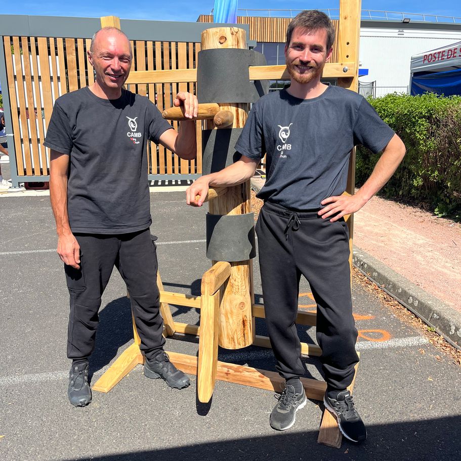 présentation du mannequin de bois de Wing Chun